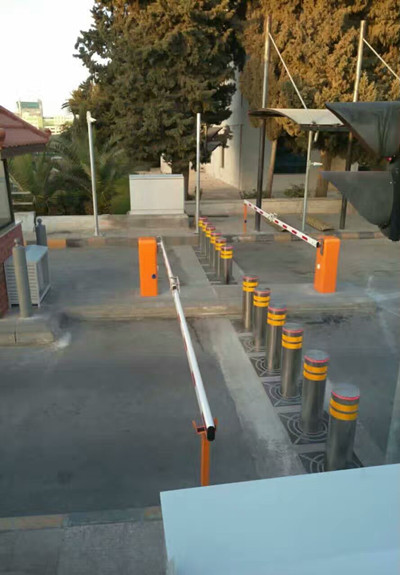 SECUSTAR Hydraulic bollards Installed in Jordan