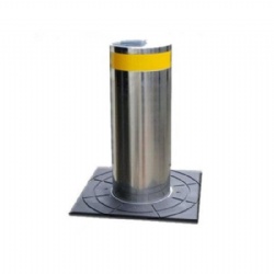 Auto rising bollard